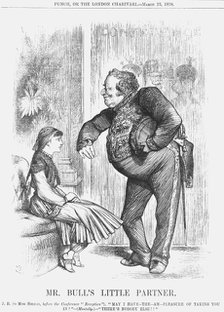 'Mr Bull's Little Partner', 1878. Artist: Joseph Swain