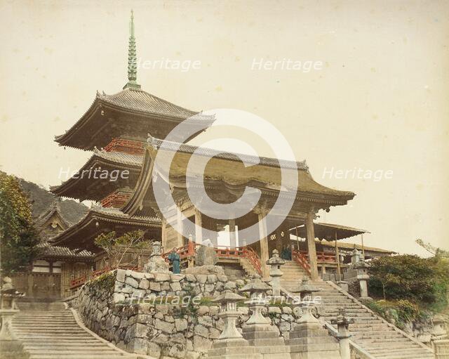 Entrance Gate of Kiyomidzu, 1865. Creator: Unknown.
