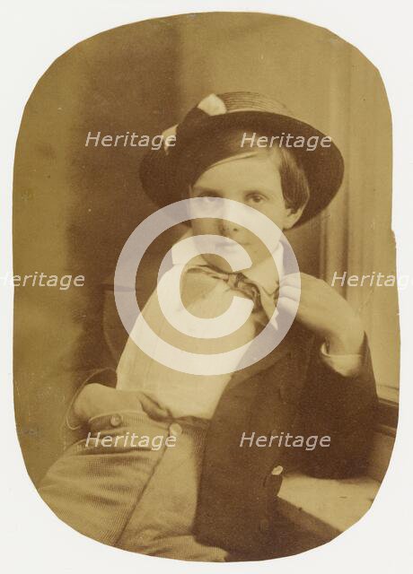 Portrait of a Young Boy, about 1860. Creator: Oscar Gustav Rejlander.