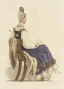 Fashion Plate (Half Dress), 1816. Creator: Unknown.
