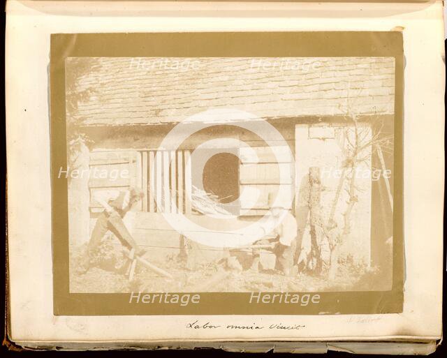 Untitled [The Woodcutters], c. 1845. Creator: William Henry Fox Talbot.