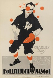 Movie poster "The Pinch Hitter" by Victor Schertzinger, 1919. Creator: Rohman, Eric (1891-1949).