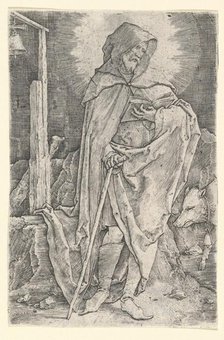 St. Anthony, ca. 1521. Creator: Lucas van Leyden.