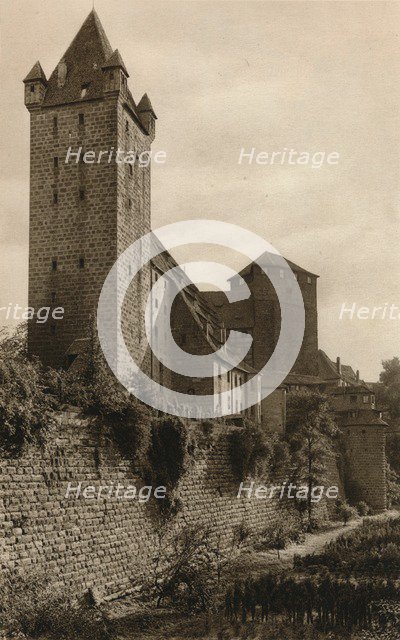 'Nuremberg - The Castle', 1931. Artist: Kurt Hielscher.