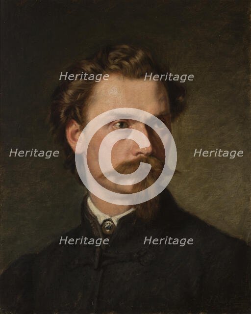 Portrait of Józef Jaroszynski, c1860. Creator: Leopold Loeffler.