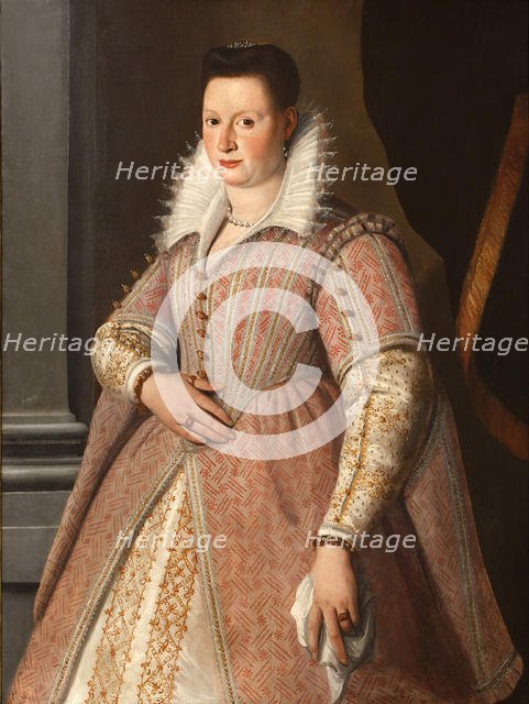 Portrait of Bianca Cappello (1548-1587), 16th century. Creator: Santi di Tito (1536-1603).