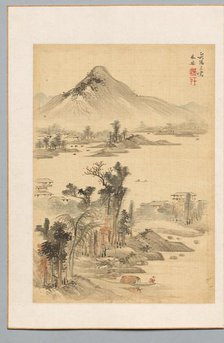 Landscape, 1815. Creator: Shunkin Uragami (Japanese, 1779-1846).