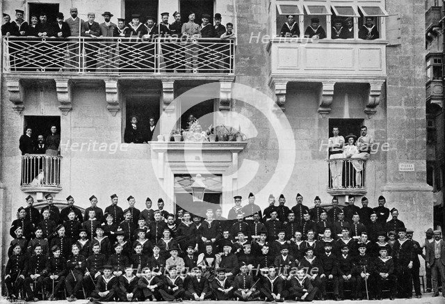 The soldiers and sailors home annual picnic at Malta, 1896. Artist: R Ellis