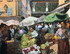 'The Market at Marseilles', 1905. Artist: Raoul Dufy