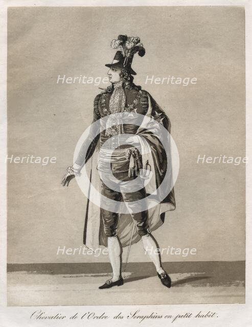 "Chevalier de l'Ordre des Seraphins en petit habit", 1780s.  Creator: Johan Abraham Aleander.