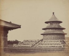 Temple of Heaven from the Place Where the Priests Are Burnt, in the Chinese City... October 1860. Creator: Felice Beato.