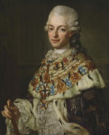 Gustav III, 1746-1792, between c.1773 and c.1774. Creator: Lorens Pasch the Younger.