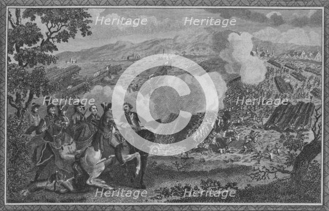 'The Battle of Minden, or Thornhausen, in Westphalia...1759', (1785).  Creator: John Goldar.