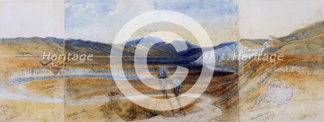 The Awatere Valley, January 13, 1872, 13 January 1872. Creator: John Kinder.