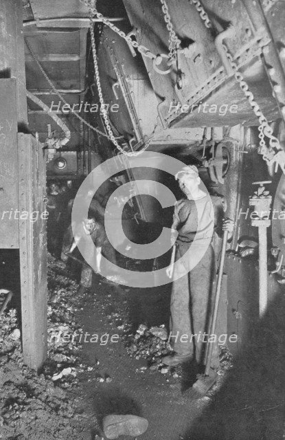 'The Stokehold of a Battleship', 1914. Artist: Unknown.