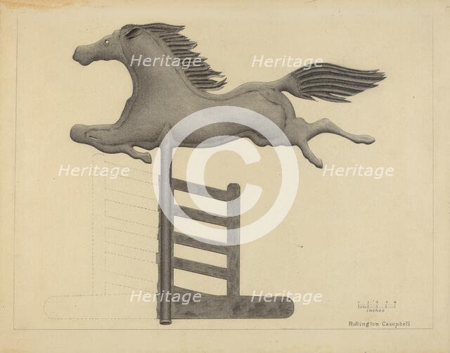 Weather Vane, c. 1936. Creator: Rollington Campbell.