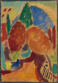 Variation: The Orange Path, 1916. Creator: Javlensky, Alexei, von (1864-1941).