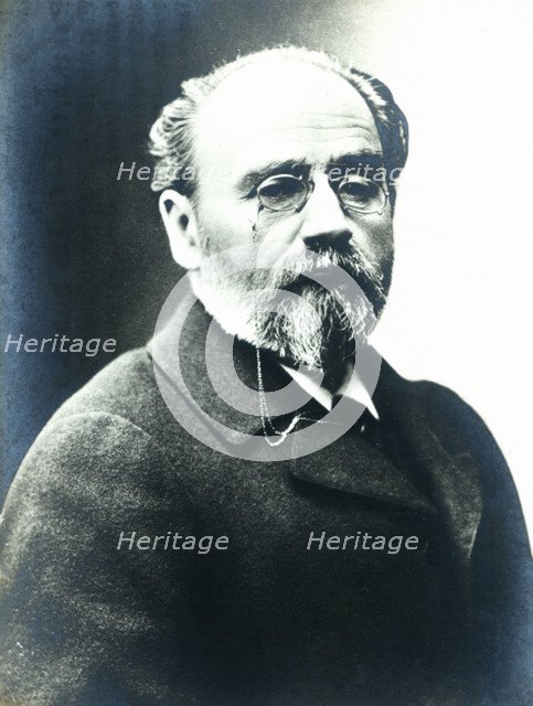 Emile Zola (1840-1902), French novelist.