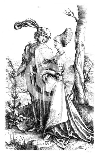 'The Promenade', c1498, (1906). Artist: Albrecht Durer.