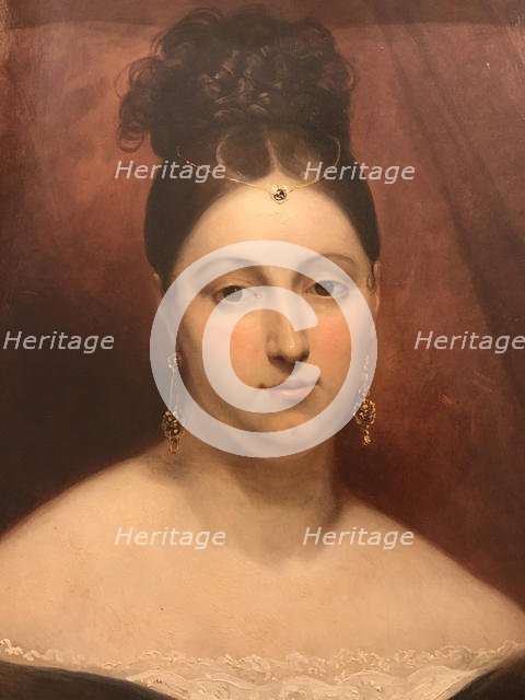 Portrait of the opera singer Maria Malibran (1808-1836), 1831. Creator: Scheffer, Ary (1795-1858).