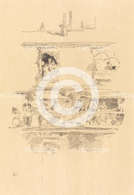 The Long Balcony, 1894. Creator: James Abbott McNeill Whistler.