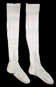Stockings, American, 1850-60. Creator: Unknown.