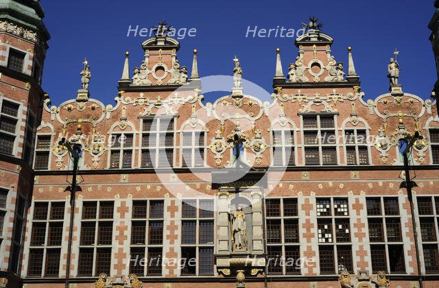 Façade detail, Great Arsenal, Gdansk, Poland, 17th centry (2015). Creator: Unknown.