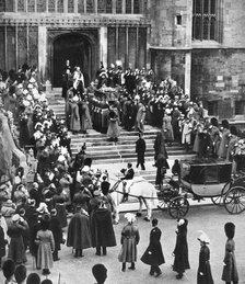 George V's resting place, St George's Chapel, Windsor Castle, 28 January 1936. Artist: Unknown