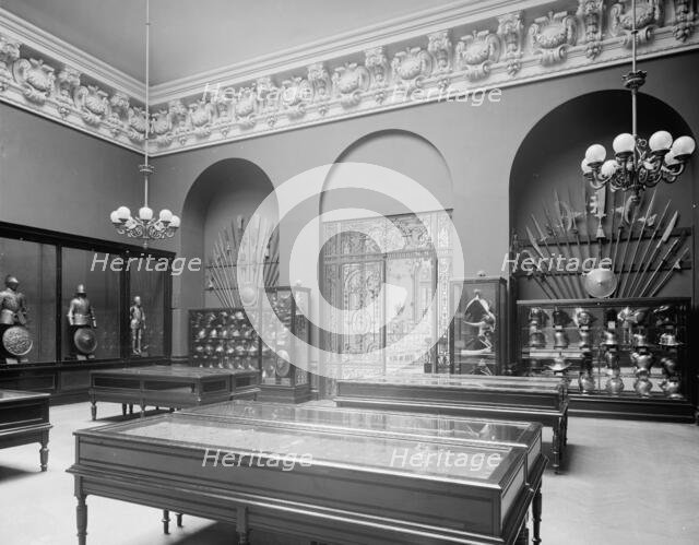 The Armor room, Metropolitan Museum of Art, New York, c1907. Creator: Unknown.
