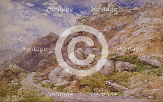 View near Bettws-y-Coed, 1846. Creator: David Cox the Elder.