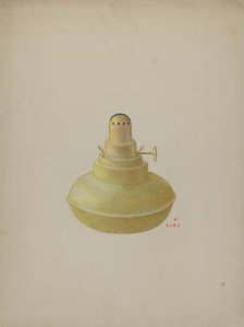 Lamp, 1935/1942. Creator: Margaret Stottlemeyer.