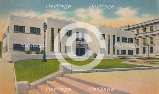 'Public Library, Barranquilla', c1940s. Artist: Unknown.
