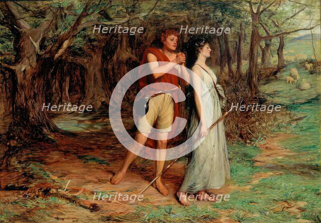 Silvius and Phoebe, 1872. Creator: John Pettie.