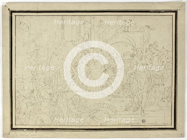 Ruler Receiving Lady, n.d. Creator: Francesco Solimena.