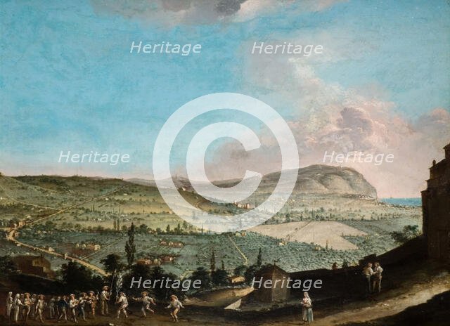 Italian Landscape, 1750-1800. Creator: Soloman Delane.