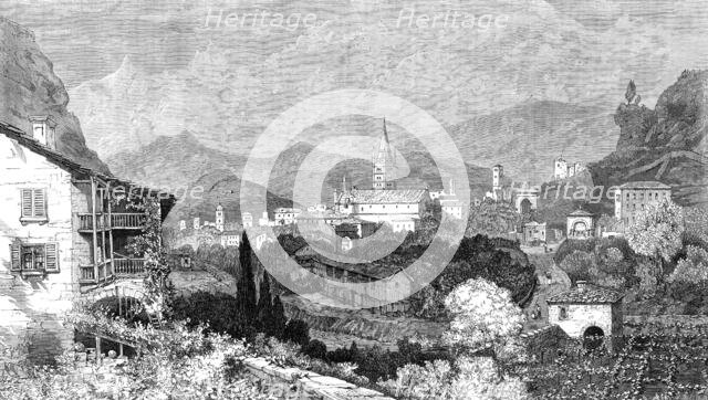 Susa, at the foot of Mont Cenis, 1864. Creator: Mason Jackson.