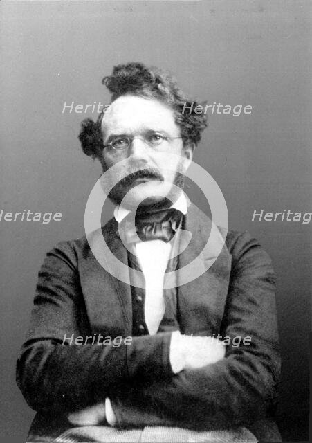 Portrait of Werner Siemens (1816-1892) at the age of 30, 1847. Creator: Anonymous.