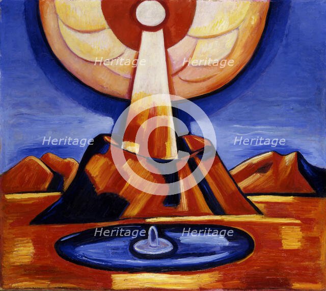 Yliaster (Paracelsus), 1932. Creator: Marsden Hartley.