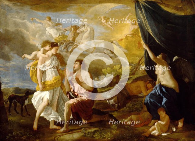 Selene and Endymion, c1630. Creator: Nicolas Poussin.
