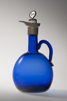 Assembled Flagon And Stopper, c1900-50. Creator: Unknown.
