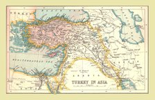 Map of Turkey in Asia, 1902.  Creator: Unknown.