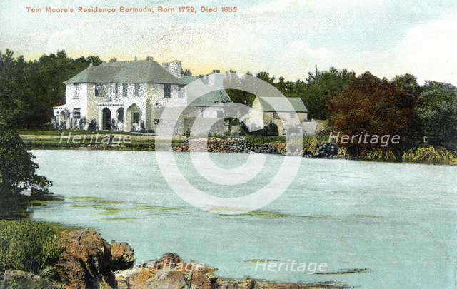 Tom Moor's residence, Bermuda, c1900s. Artist: Unknown
