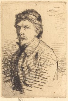 August Delatre, 1858. Creator: James Abbott McNeill Whistler.