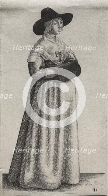 The Several Habits of English Women, from the Nobility to the Country Women..., 1640. Creator: Wenceslaus Hollar (Bohemian, 1607-1677).