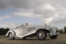 1937 Mercedes Benz 540 k special roadster. Artist: Simon Clay.