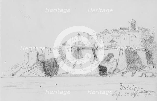 Dulcigno (from Sketchbook), 1904. Creator: Mary Newbold Sargent.