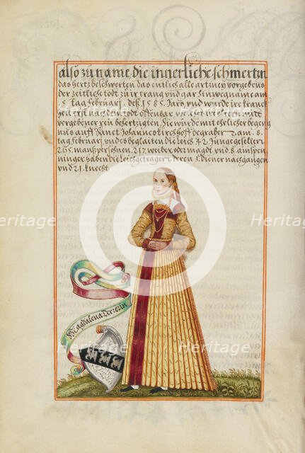 Magdalena Derrer, about 1626-1711. Creator: Unknown.