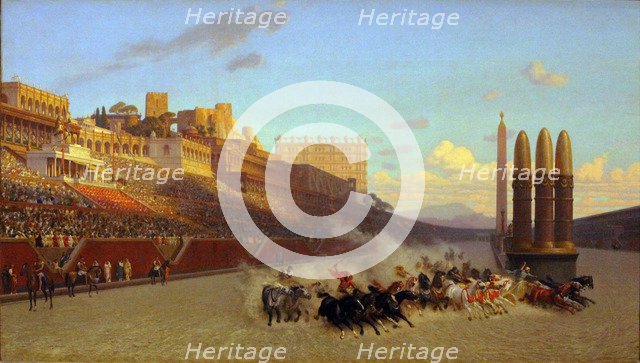 The Circus Maximus. Artist: Gerôme, Jean-Léon (1824-1904)