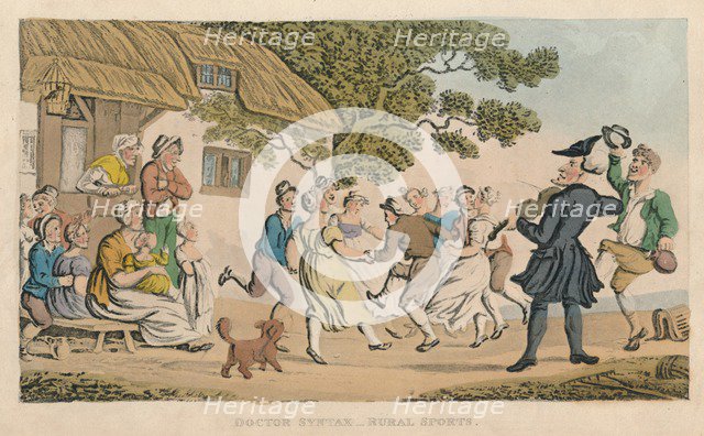 'Doctor Syntax - Rural Sports', 1820. Artist: Thomas Rowlandson.