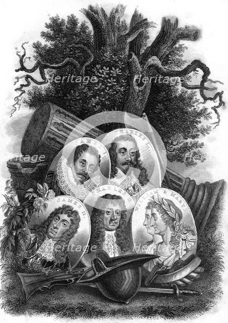 Kings of England.Artist: M Page